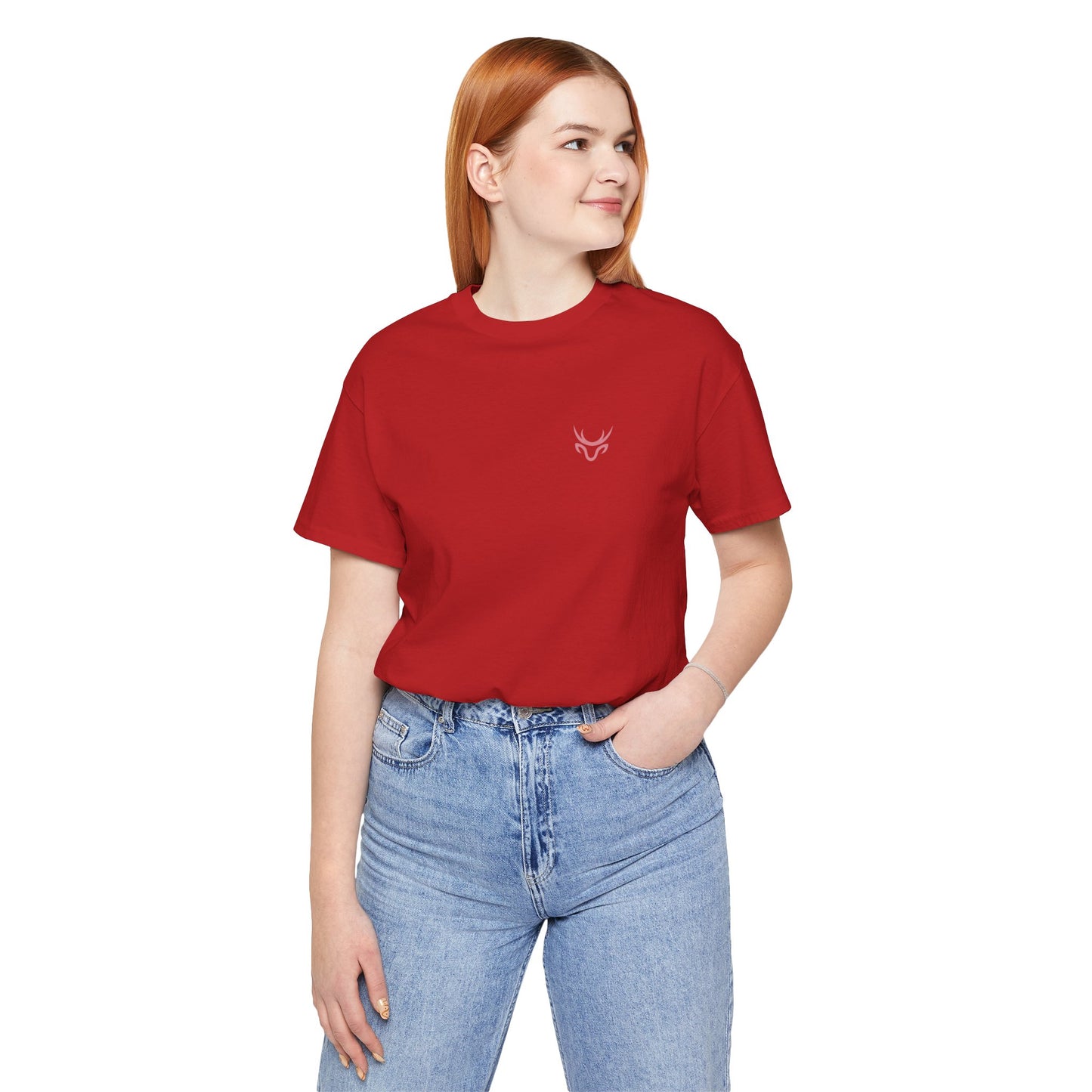 Bow Back Tee — Pink Vintage Ribbon "PRAERIE" Graphic T-Shirt
