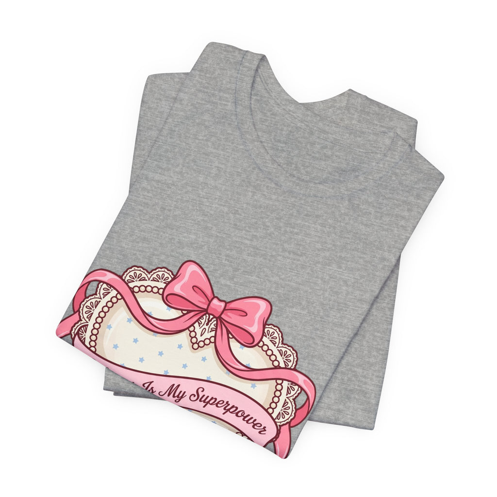 Affairs Is My Superpower Tee | coquette, pastel bowcore t-shirt