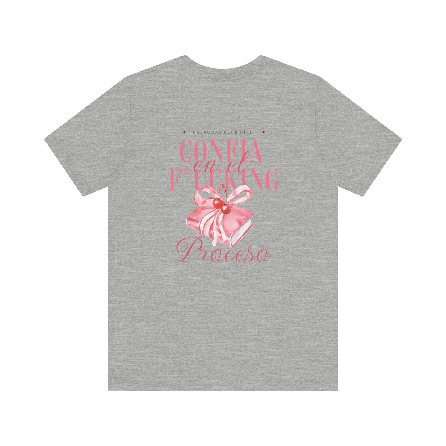 Confía F*cking Proceso Pink Ribbon T-Shirt — Spanish Motivational Graphic Tee