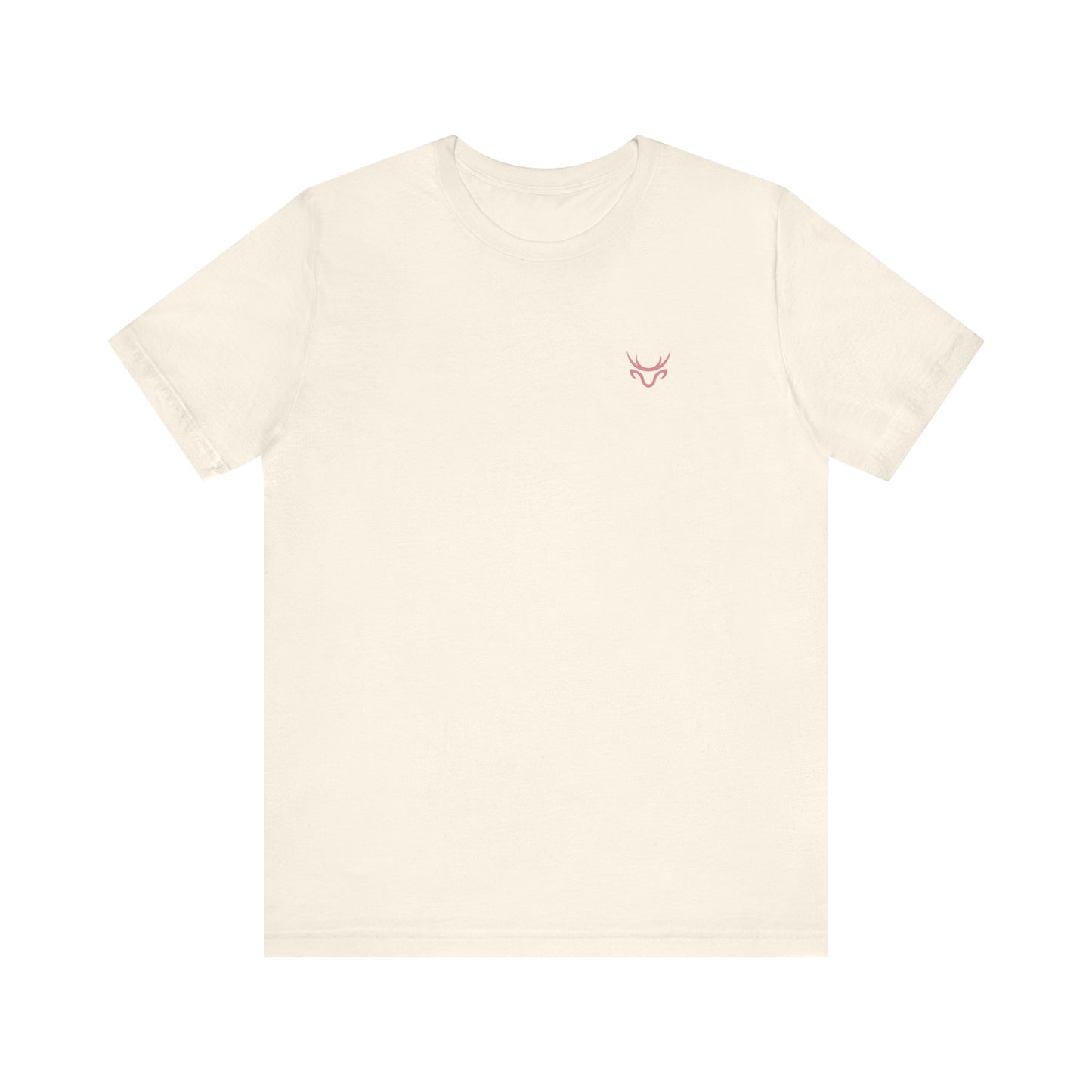 Bow Back Tee — Pink Vintage Ribbon "PRAERIE" Graphic T-Shirt