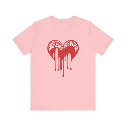 Bleeding Heart “Girls Lived Survivor” T-Shirt