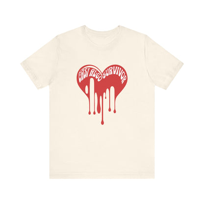 Bleeding Heart “Girls Lived Survivor” T-Shirt