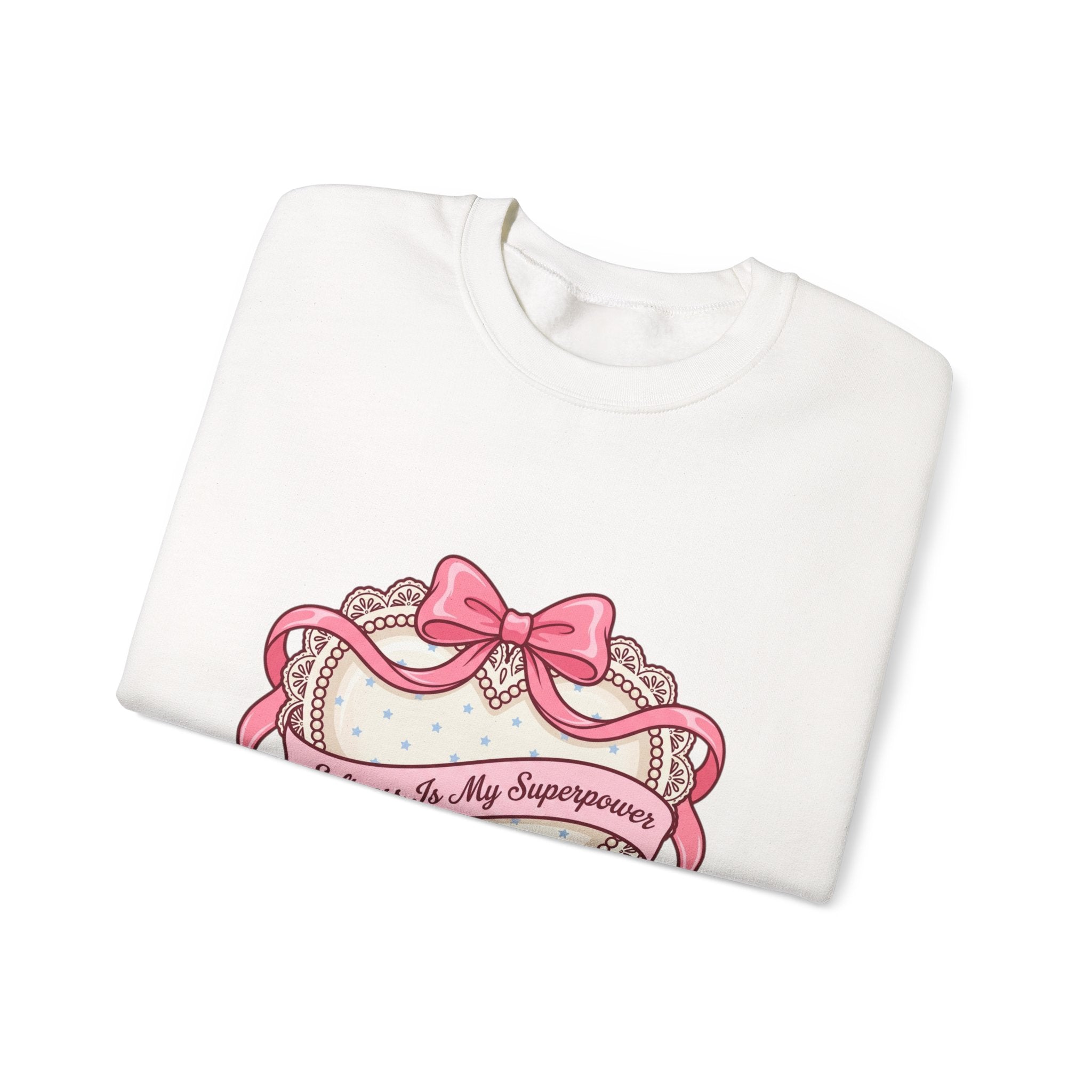 Selflove Heart Ribbon Sweatshirt | Coquette, bowcore, pastel