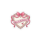 Softness Is My Superpower Sticker | Coquette, pastel bowcore
