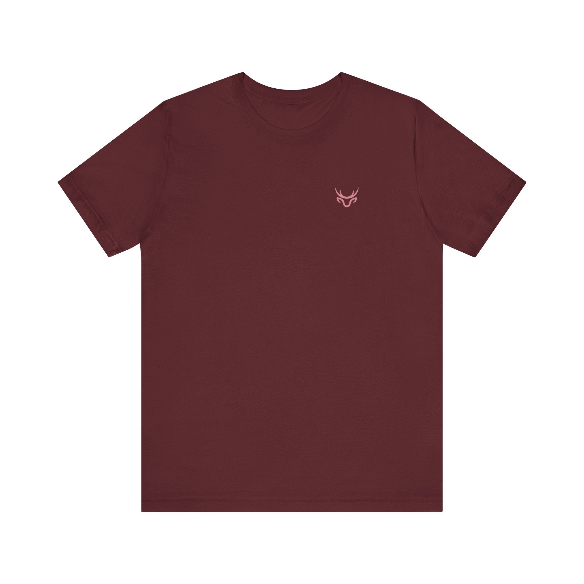 Bow Back Tee — Pink Vintage Ribbon "PRAERIE" Graphic T-Shirt