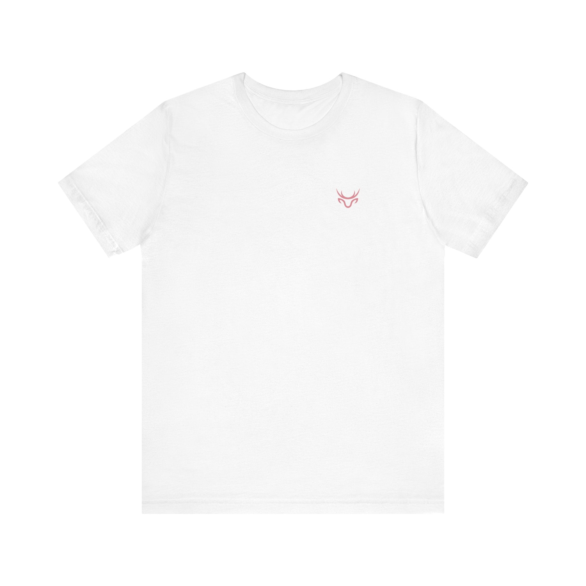 Bow Back Tee — Pink Vintage Ribbon "PRAERIE" Graphic T-Shirt