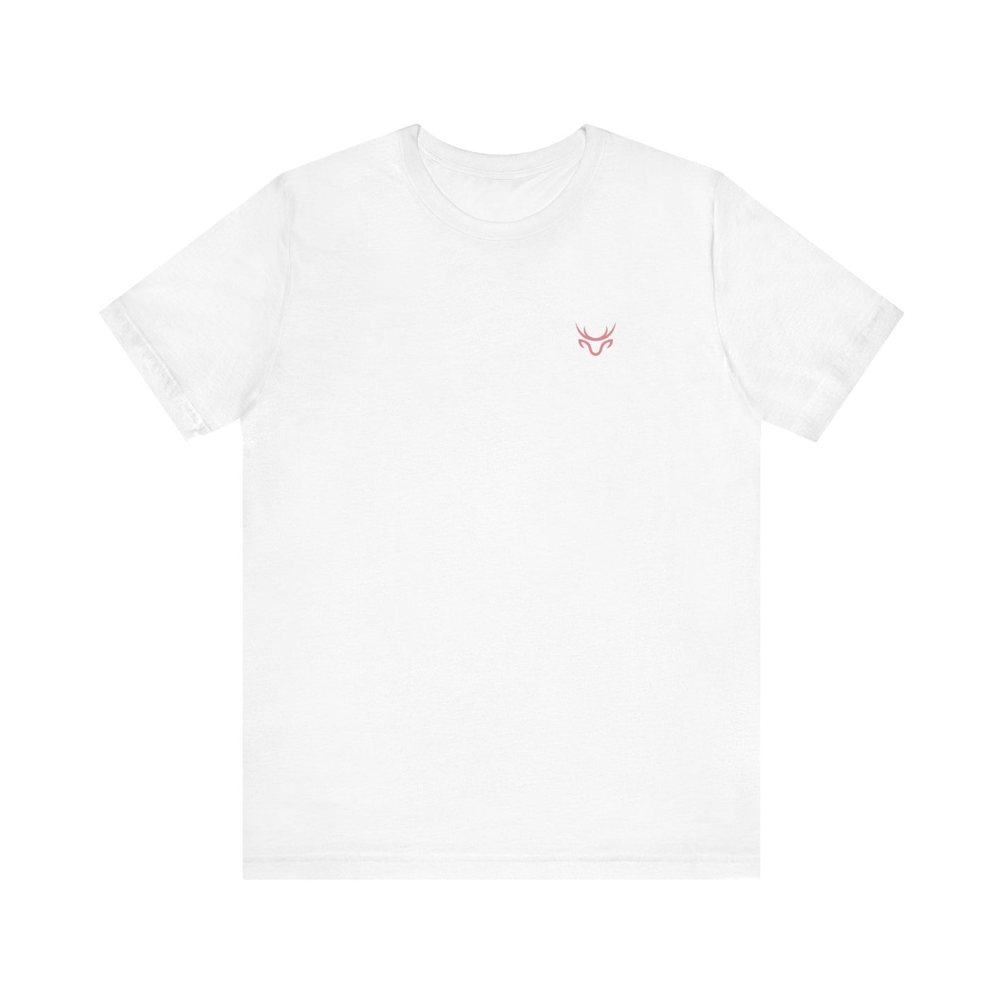 Bow Back Tee — Pink Vintage Ribbon "PRAERIE" Graphic T-Shirt