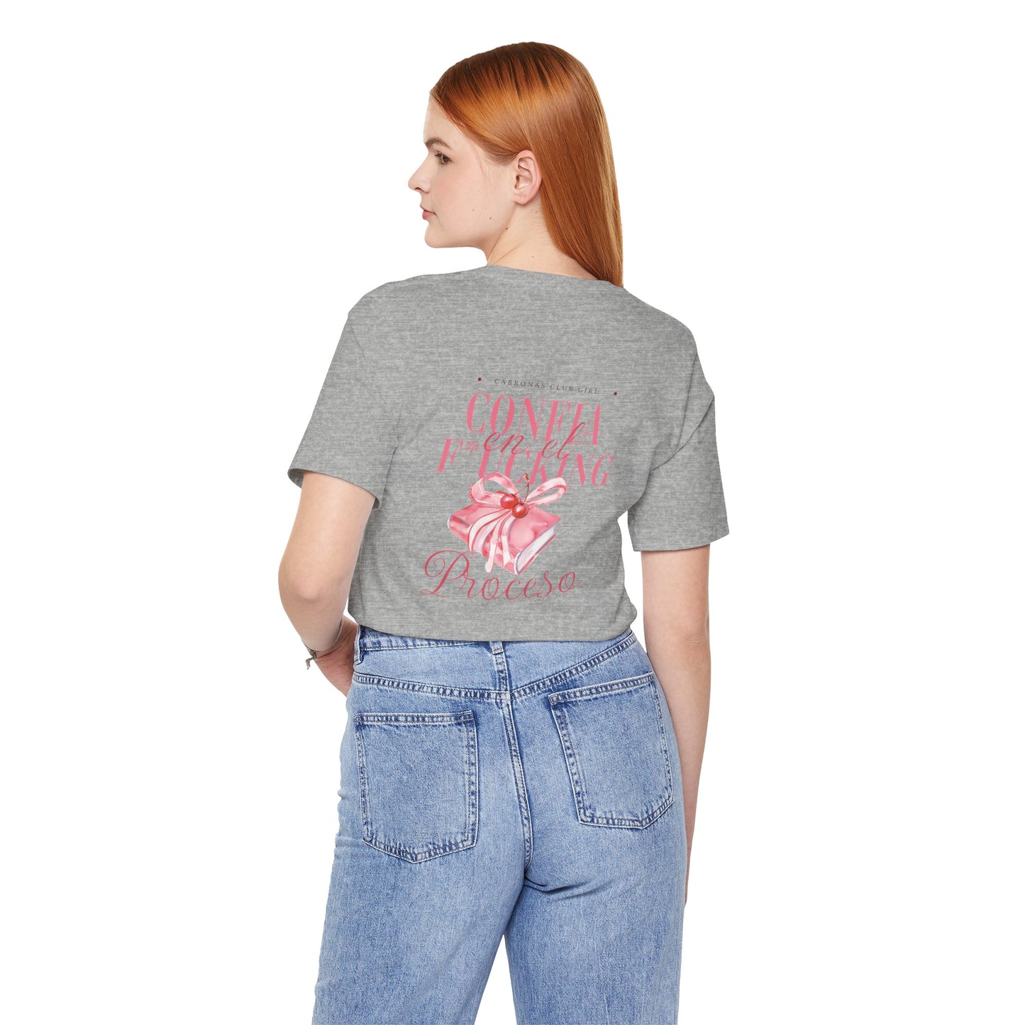 Confía F*cking Proceso Pink Ribbon T-Shirt — Spanish Motivational Graphic Tee
