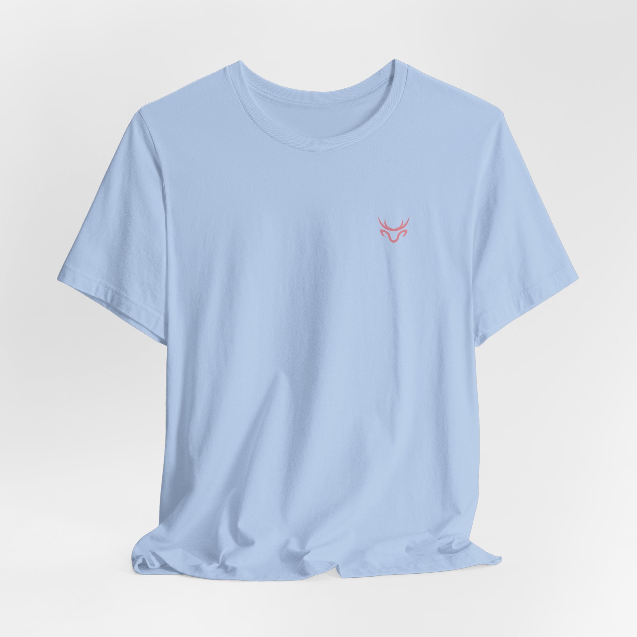 Bow Back Tee — Pink Vintage Ribbon "PRAERIE" Graphic T-Shirt