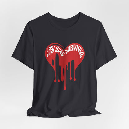 Bleeding Heart “Girls Lived Survivor” T-Shirt