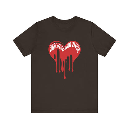 Bleeding Heart “Girls Lived Survivor” T-Shirt