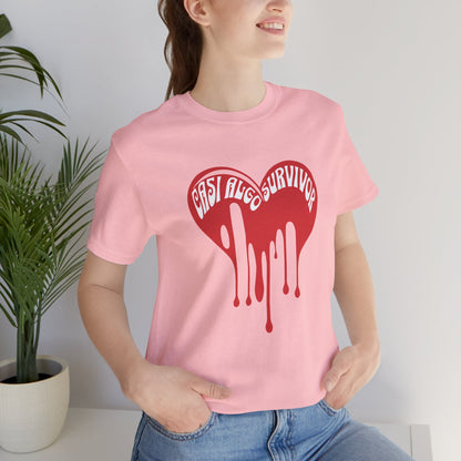 Bleeding Heart “Girls Lived Survivor” T-Shirt