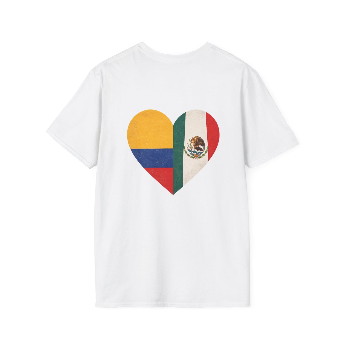 Minimal White T-Shirt with Subtle Embroidered Deer Logo — Casual Everyday Tee