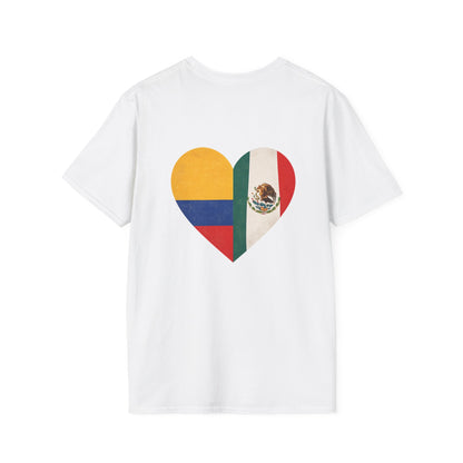 Minimal White T-Shirt with Subtle Embroidered Deer Logo — Casual Everyday Tee