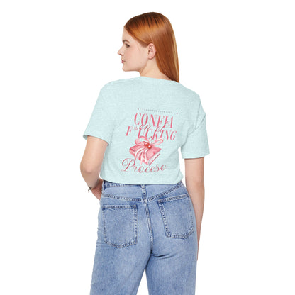 Confía F*cking Proceso Pink Ribbon T-Shirt — Spanish Motivational Graphic Tee