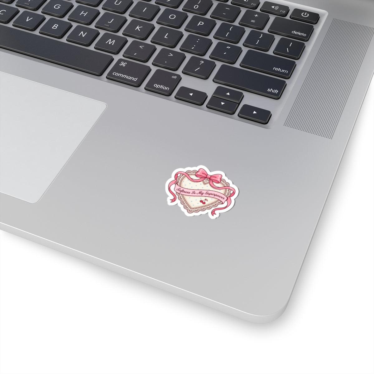 Softness Is My Superpower Sticker | Coquette, pastel bowcore