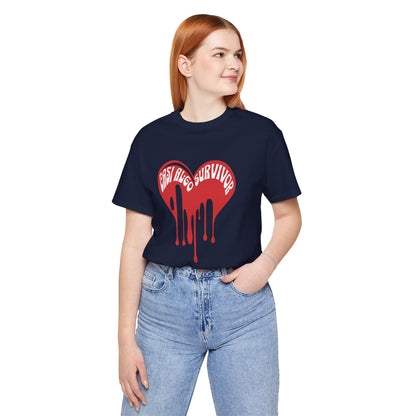 Bleeding Heart “Girls Lived Survivor” T-Shirt