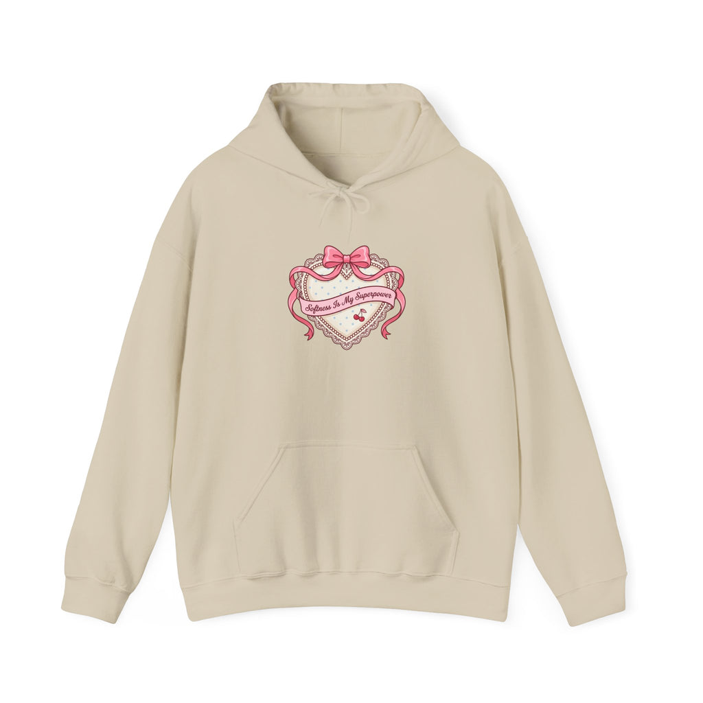 Dainty Ribbon Heart Hoodie | Coquette, pastel bowcore sweatshirt