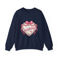 Selflove Heart Ribbon Sweatshirt | Coquette, bowcore, pastel