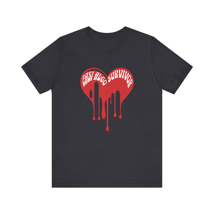 Bleeding Heart “Girls Lived Survivor” T-Shirt