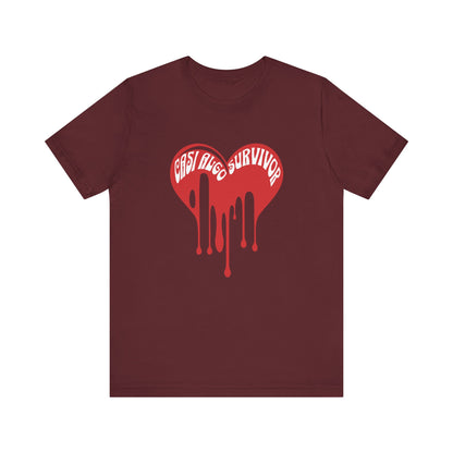 Bleeding Heart “Girls Lived Survivor” T-Shirt