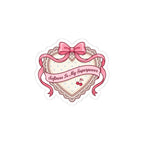 Softness Is My Superpower Sticker | Coquette, pastel bowcore