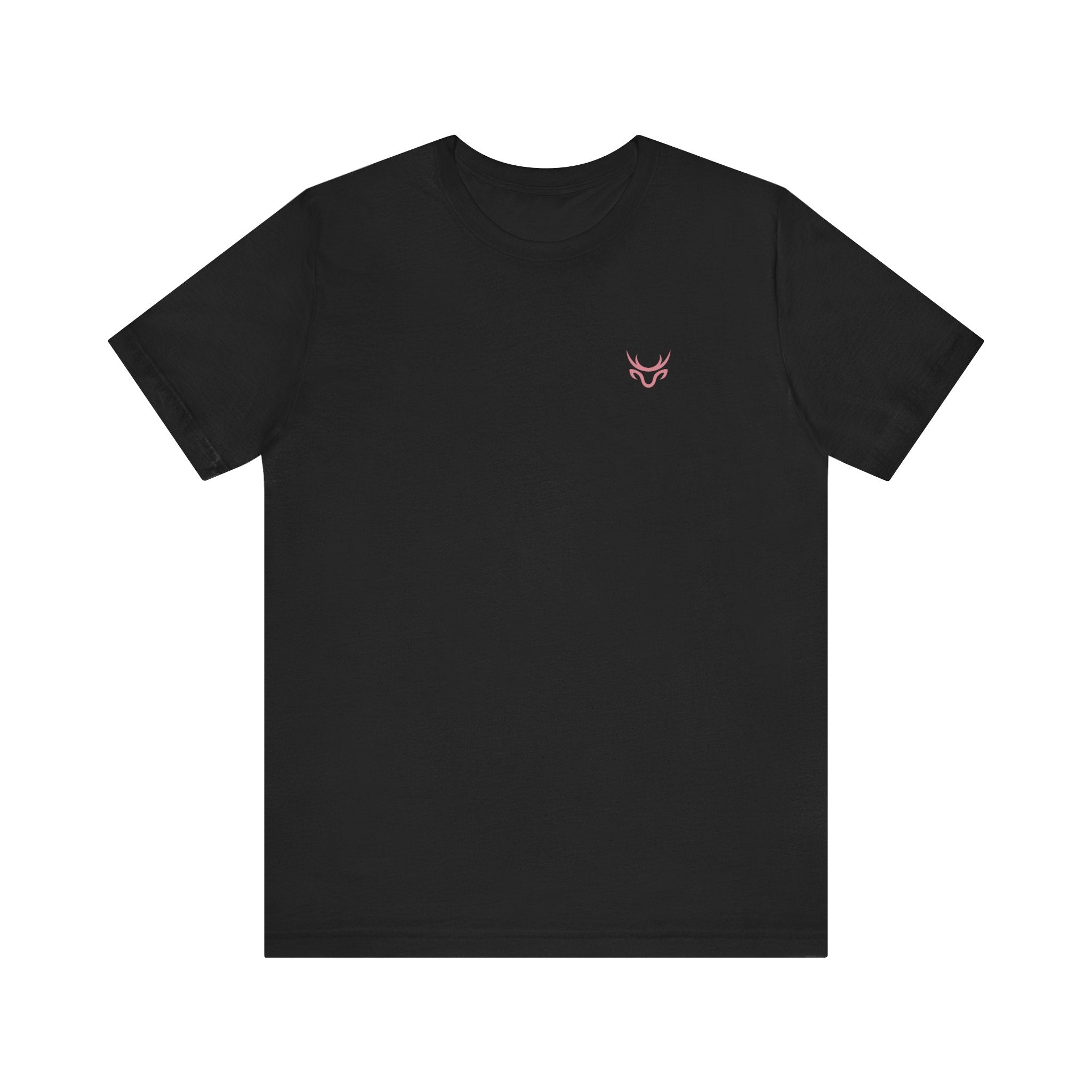 Bow Back Tee — Pink Vintage Ribbon "PRAERIE" Graphic T-Shirt
