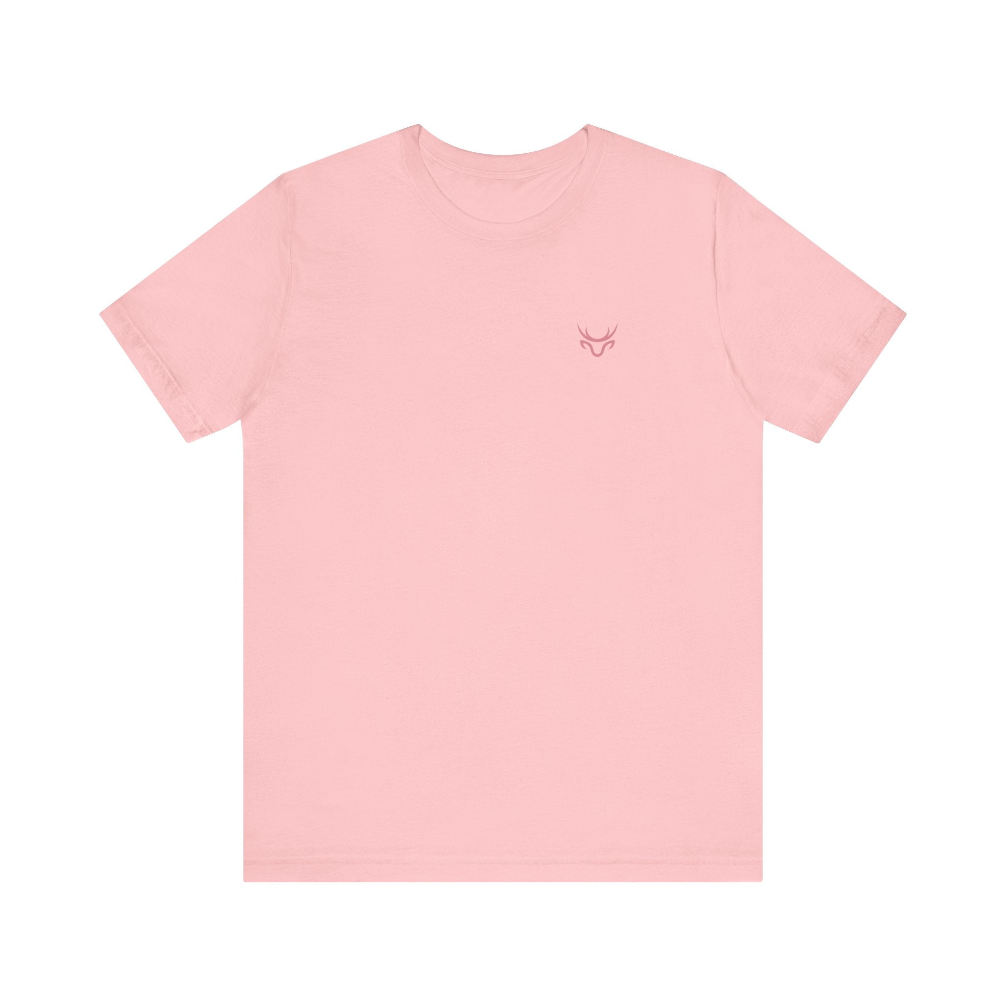 Bow Back Tee — Pink Vintage Ribbon "PRAERIE" Graphic T-Shirt