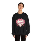 Selflove Heart Ribbon Sweatshirt | Coquette, bowcore, pastel