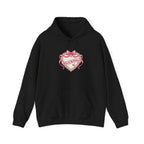 Dainty Ribbon Heart Hoodie | Coquette, pastel bowcore sweatshirt