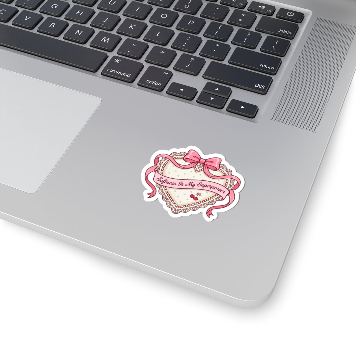 Softness Is My Superpower Sticker | Coquette, pastel bowcore