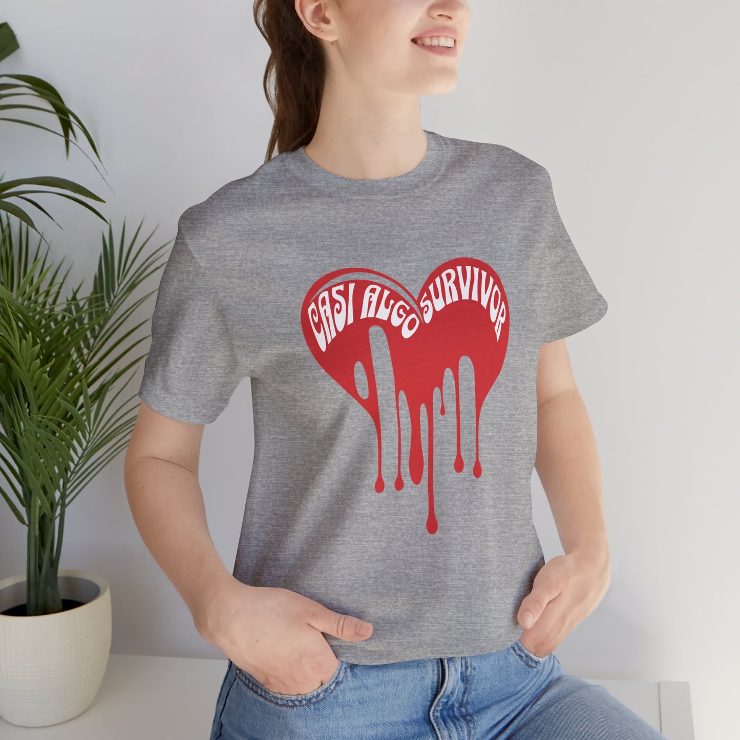 Bleeding Heart “Girls Lived Survivor” T-Shirt