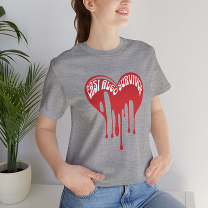 Bleeding Heart “Girls Lived Survivor” T-Shirt