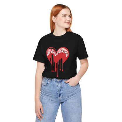 Bleeding Heart “Girls Lived Survivor” T-Shirt
