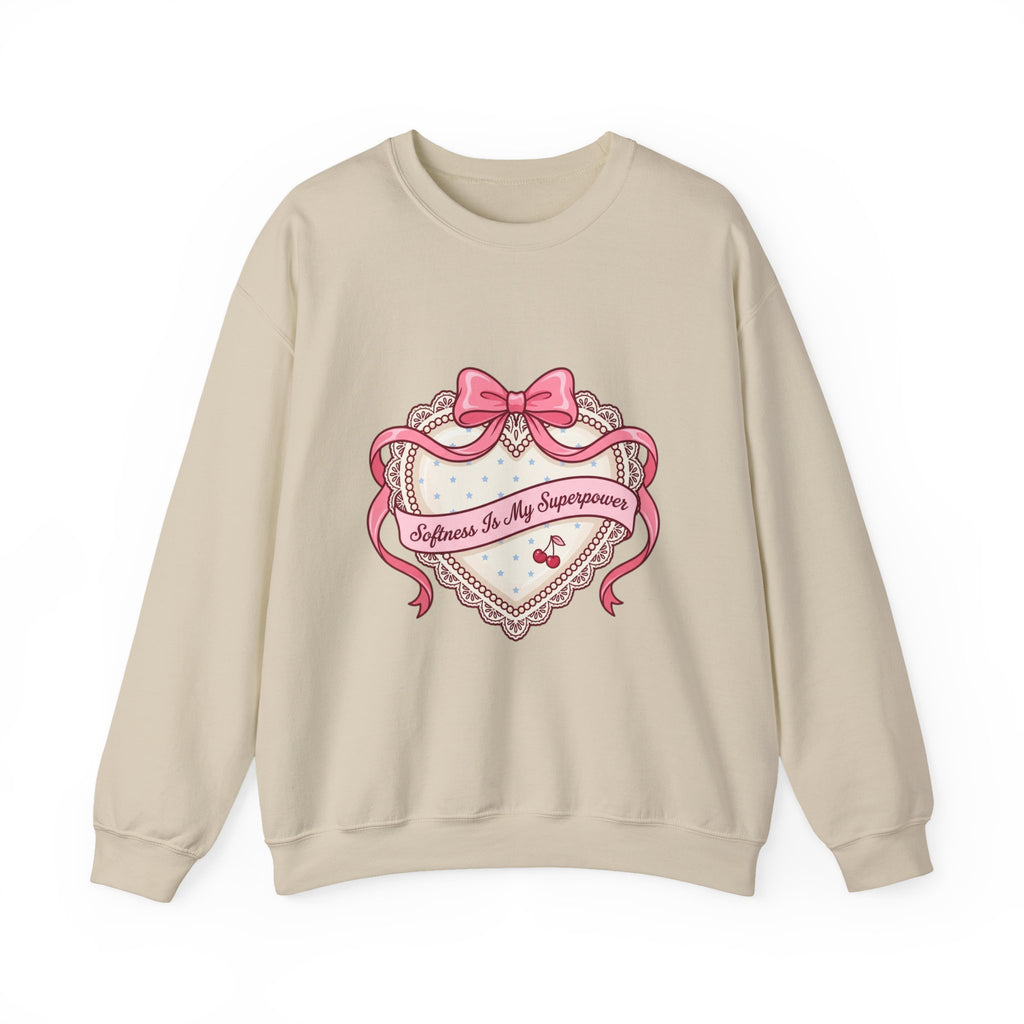 Selflove Heart Ribbon Sweatshirt | Coquette, bowcore, pastel