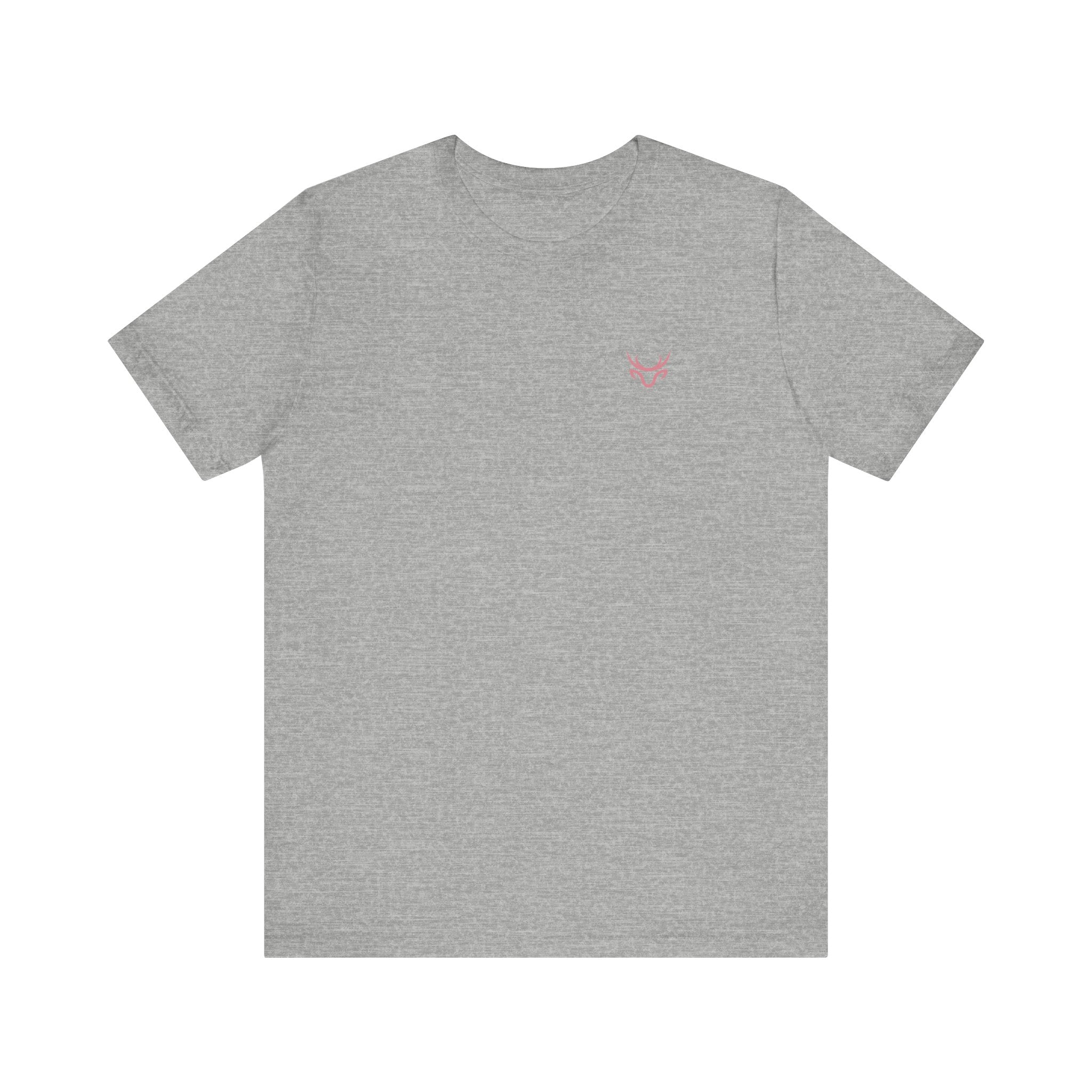 Bow Back Tee — Pink Vintage Ribbon "PRAERIE" Graphic T-Shirt