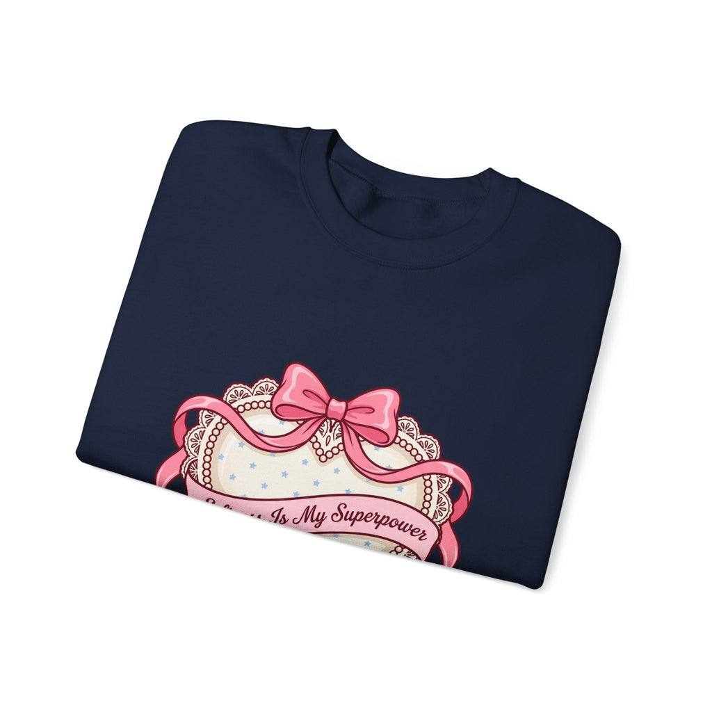 Selflove Heart Ribbon Sweatshirt | Coquette, bowcore, pastel