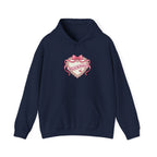 Dainty Ribbon Heart Hoodie | Coquette, pastel bowcore sweatshirt