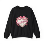 Selflove Heart Ribbon Sweatshirt | Coquette, bowcore, pastel